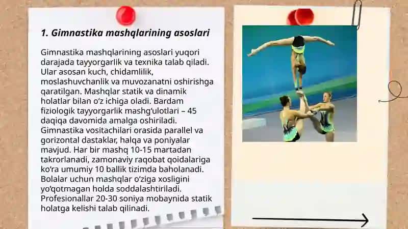Gimnastika va Akrobatika Mashqlari 3