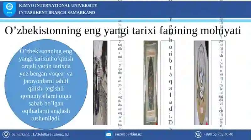 O‘ZBEKISTONNING ENG YANGI TARIXI 3