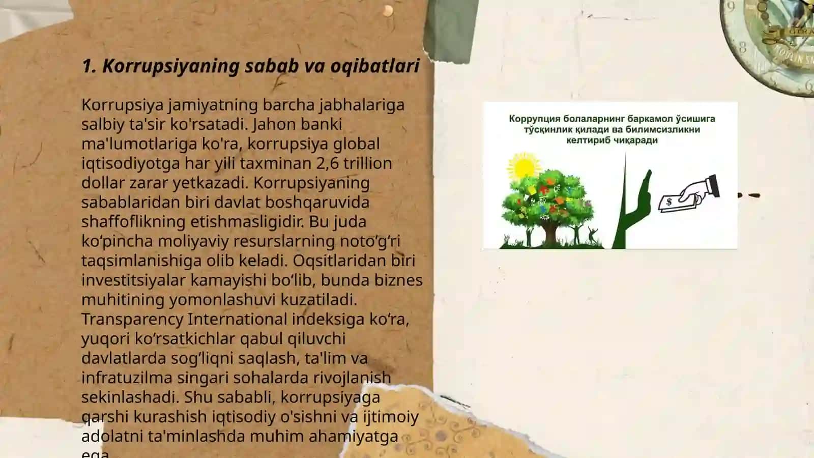 O'zbekistonda korrupasiyaga qarshi rivojlanish mexanizmi 3