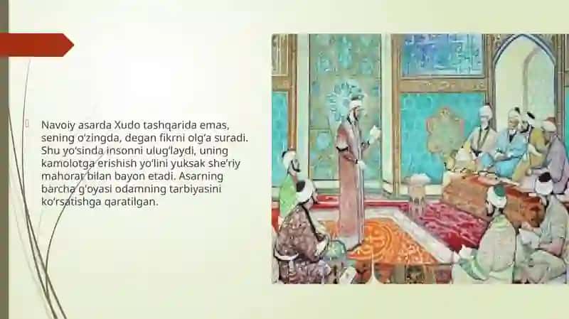 “Lison ut-tayr”da navoiyning badiiy uslubiy mahorati 3