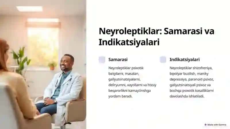 Neyroleptiklar, Litiy Tuzlari va Sedativ Vositalar 3