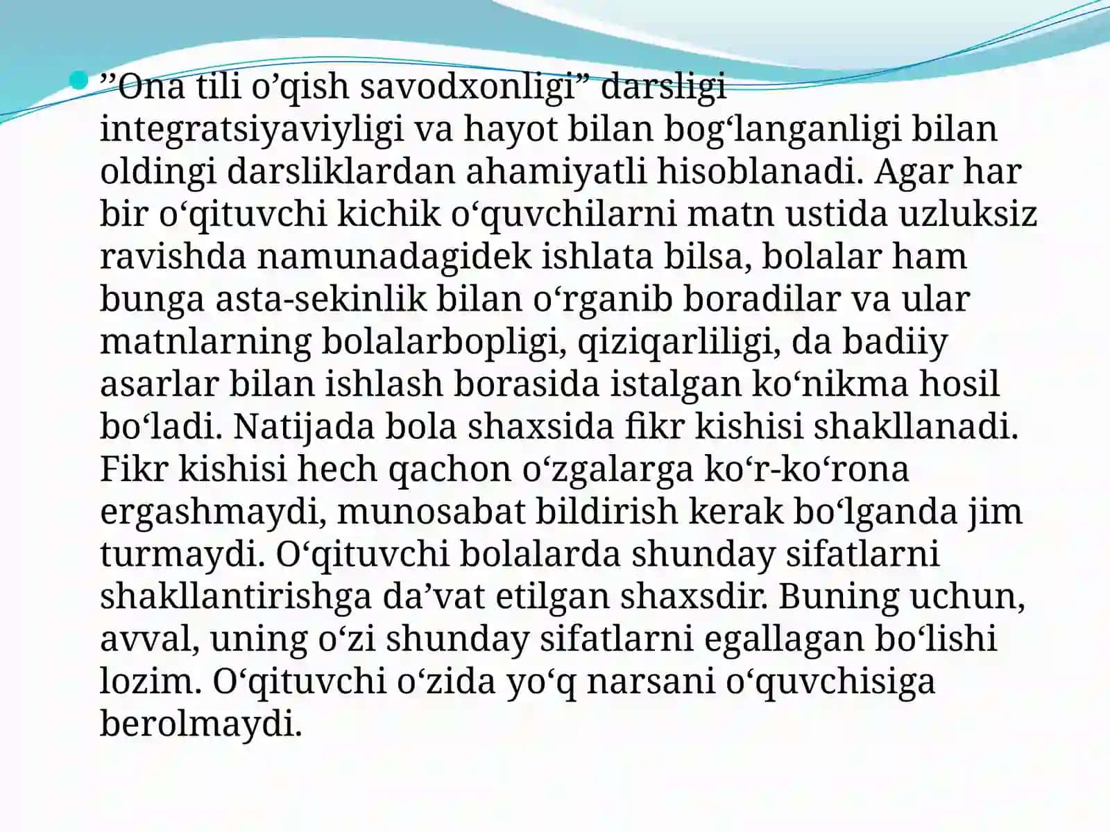 O’qishdarslaridahikoyao’tishuslubiyoti(1-sinf) 3