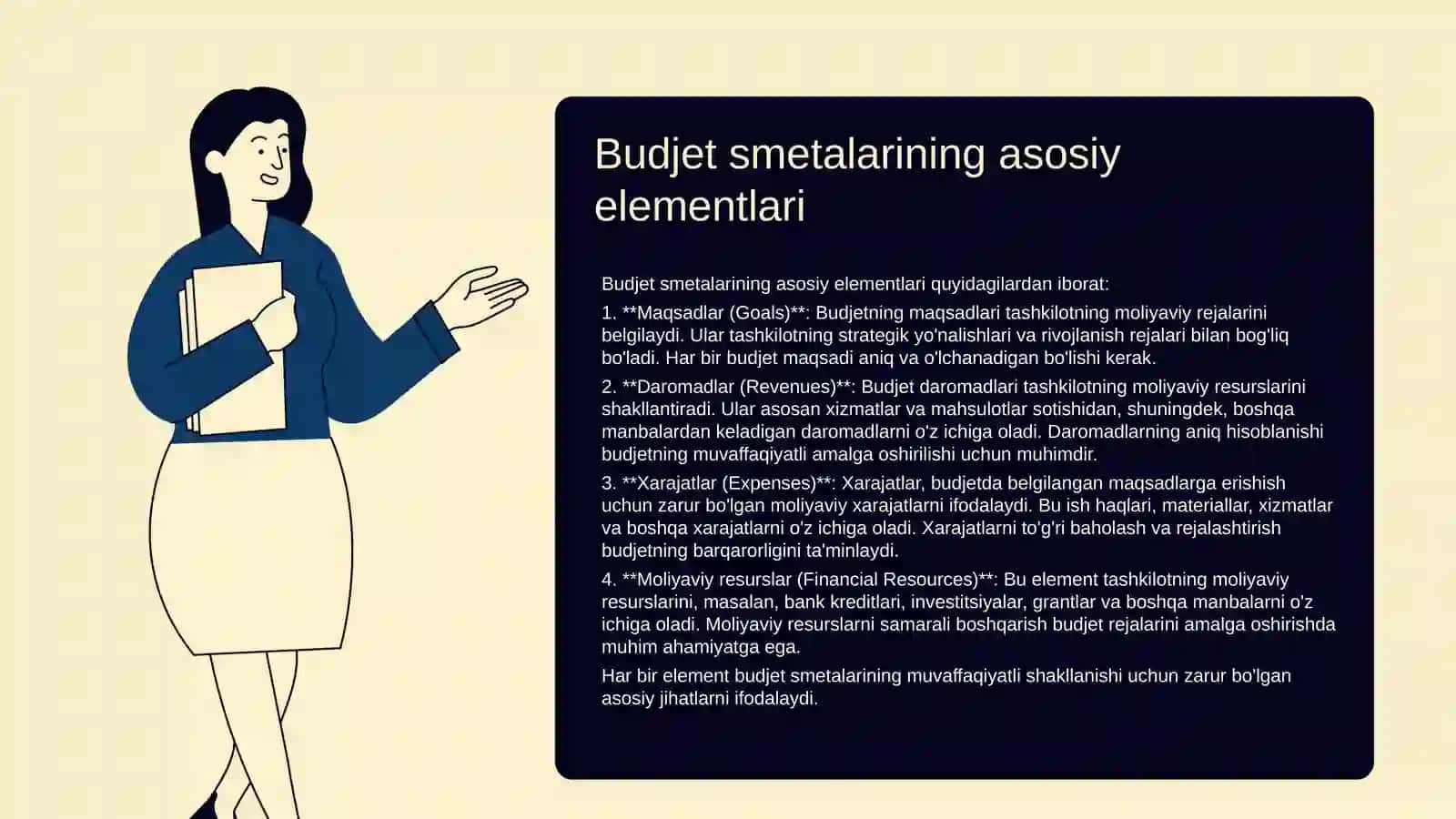 Budjet tashkilotlarida smetalar tarkibi va ularni shakllantirishning xususiyatlari 3