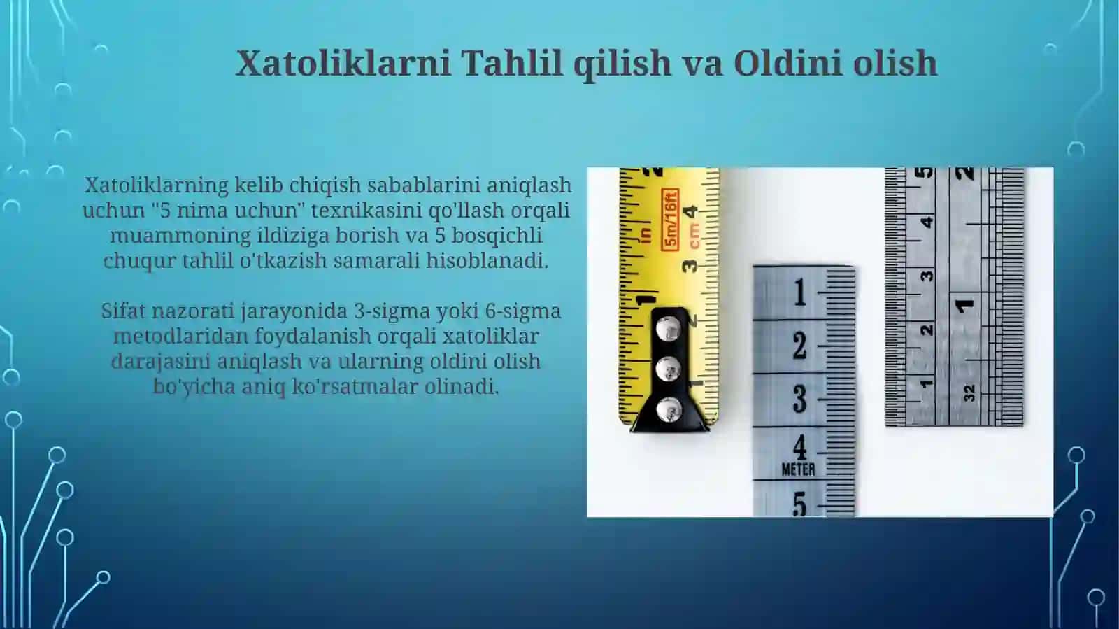 Nosimmetriya ko‘rsatkichlarini aniqlash va o‘lchash metodikasi 3