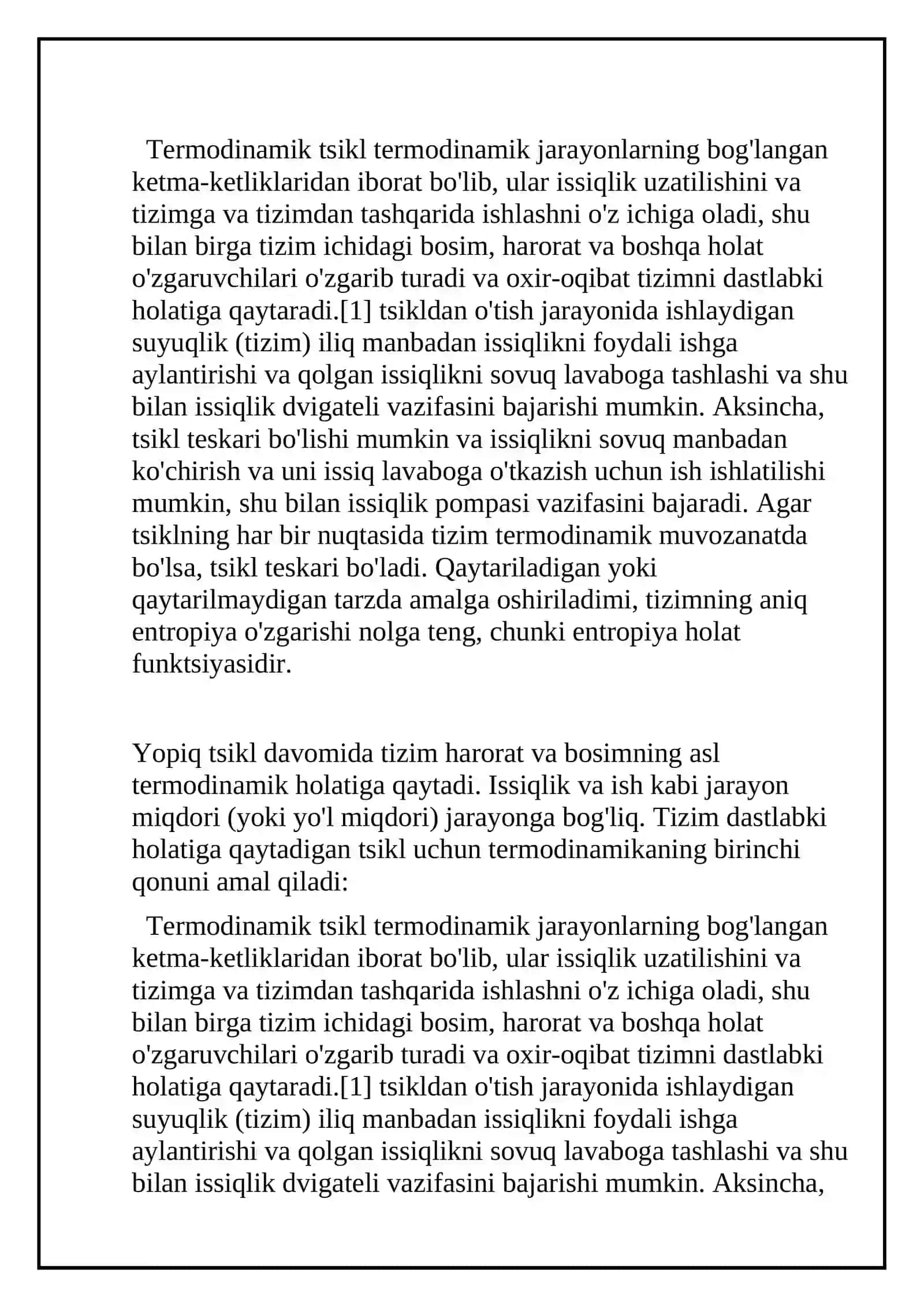 Fizika fanidan Referat 3