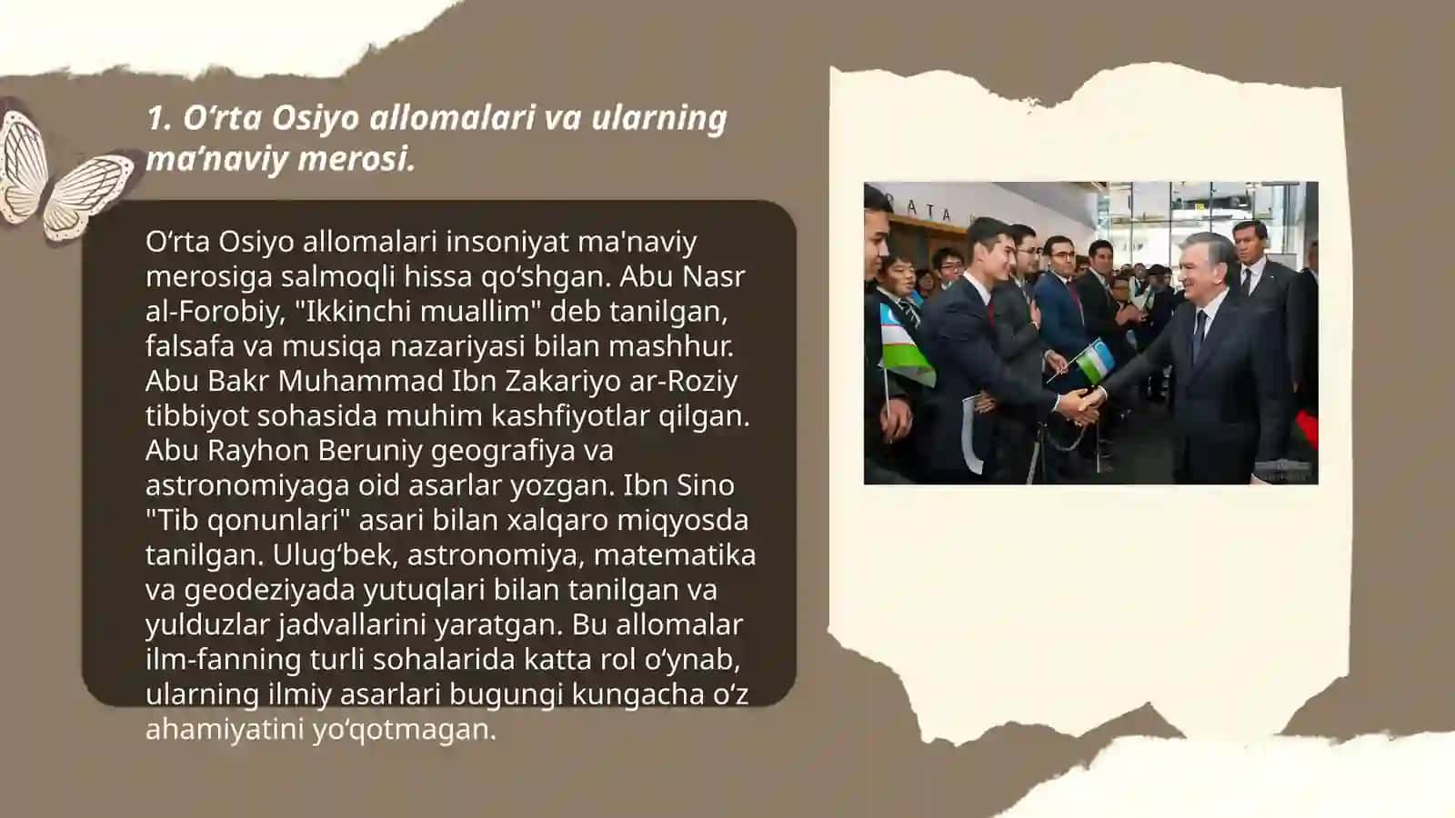 O‘rta Osiyo allomalari va ularning ma’naviy merosi 3