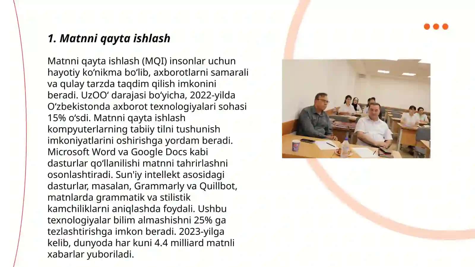 Kompyuter lingvistikasi yo'nalishlari 3