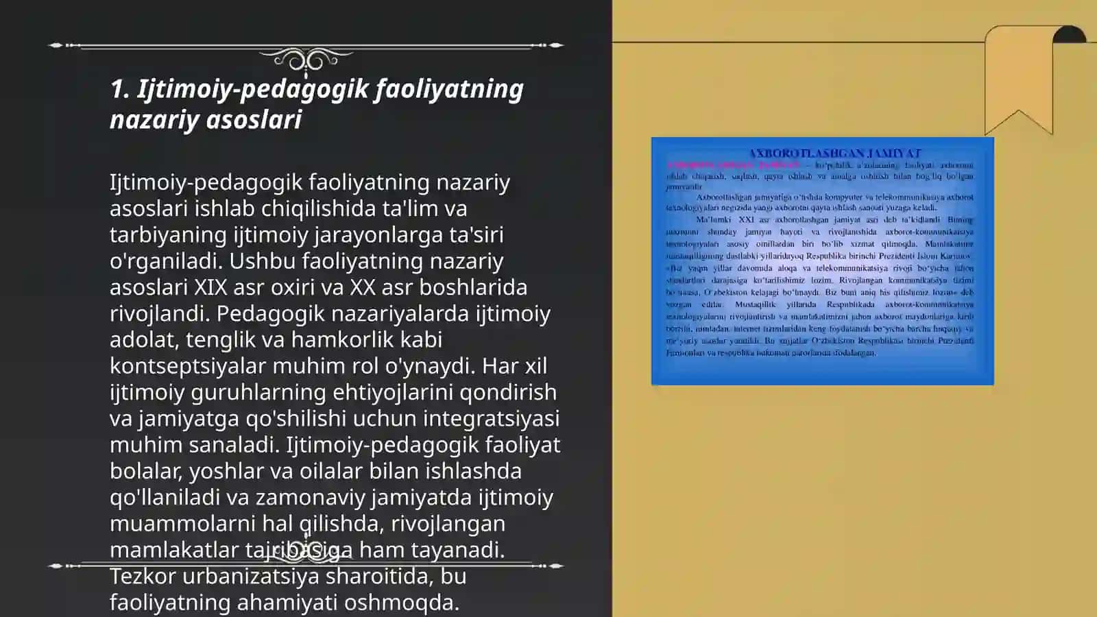 Ijtimoiy – pedagogik faoliyat metodikasi va texnologiyalari 3