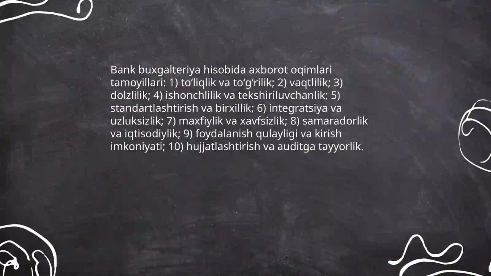 Bank buxgalteriya hisobida axborot oqimlarini tashkil etish 3