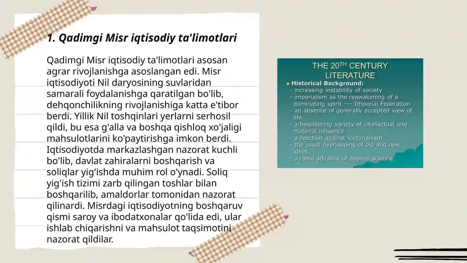 Qadimgi Misr iqtisodiy ta'limotlari 3