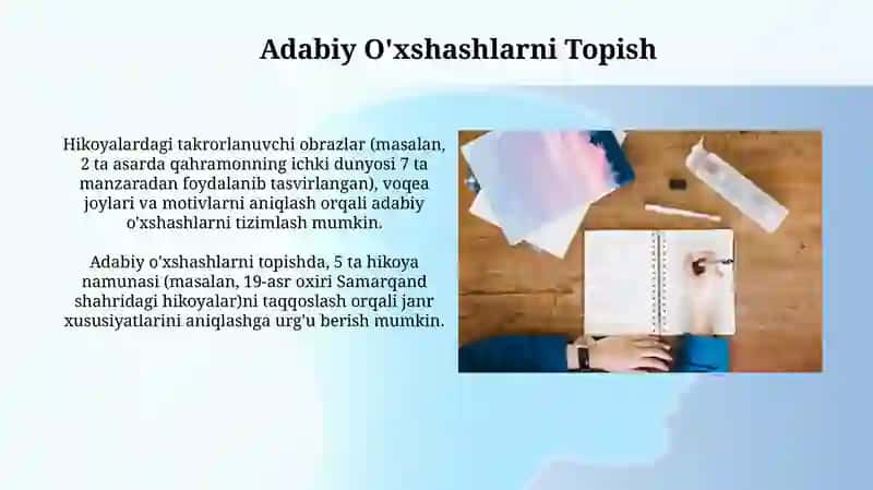 Hikoya janriga xos matnlar ustida ishlash metodikasi 3