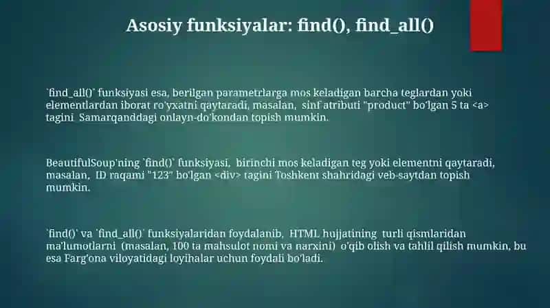 Python beatifulsoup kutubxonasi 3