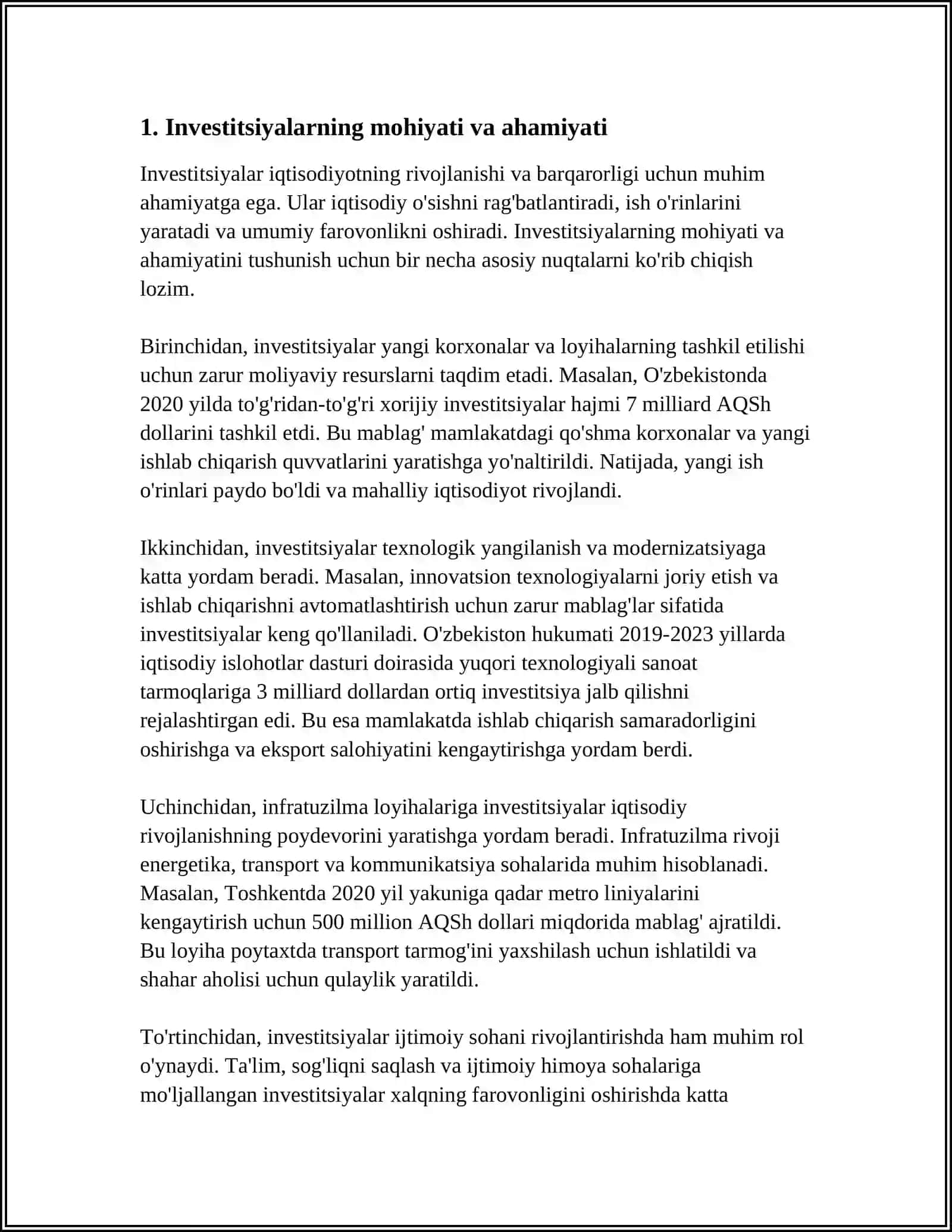 INVESTITSIYA FUNKSIYASI VA OMILLARI 3