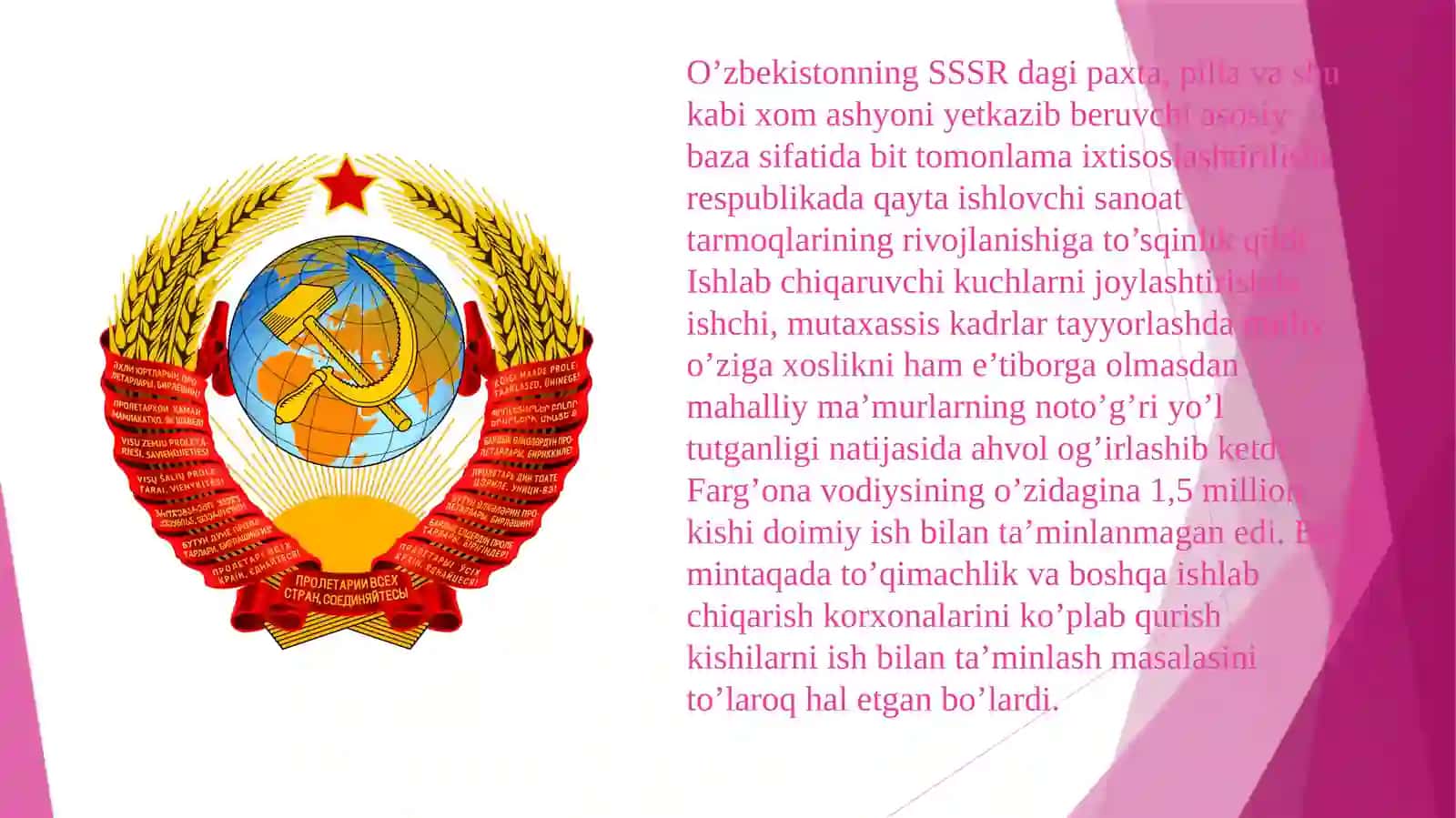 QAYTA QURISH YILLARIDA O’ZBEKISTONDAGI IJTIMOIY-SIYOSIY VAZIYAT 3