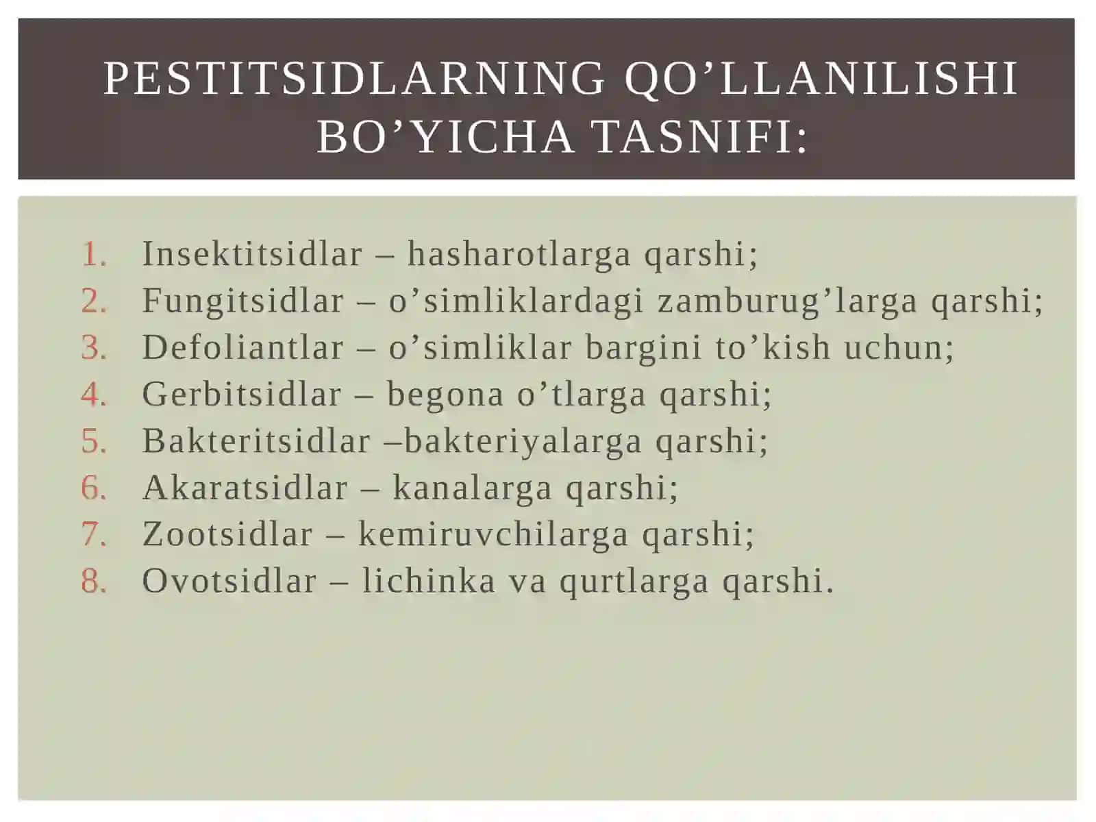 Xlor organik birikmalar bilan zaharlanish klinikasi 3