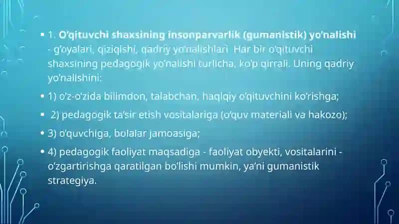 PEDAGOGIK MAHORAT VA KOMPETENSIYA MEZONLARI 3