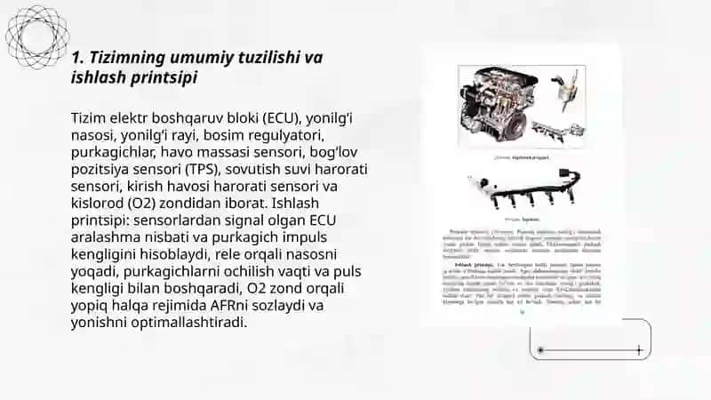 Yengil yonilg‘ini elektron purkash tizimlari 3