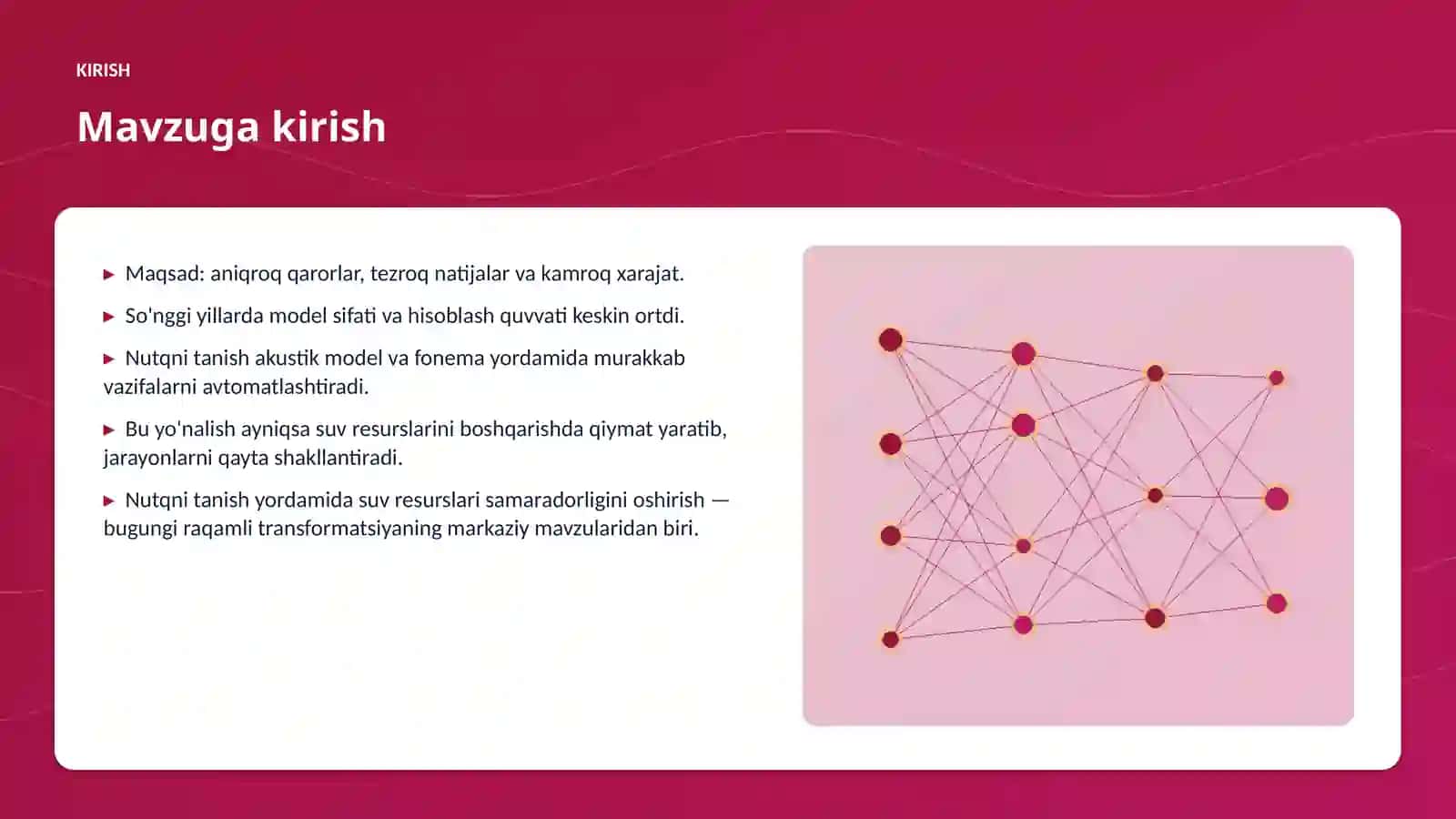 Nutqni tanish yordamida suv resurslari samaradorligini oshirish 3