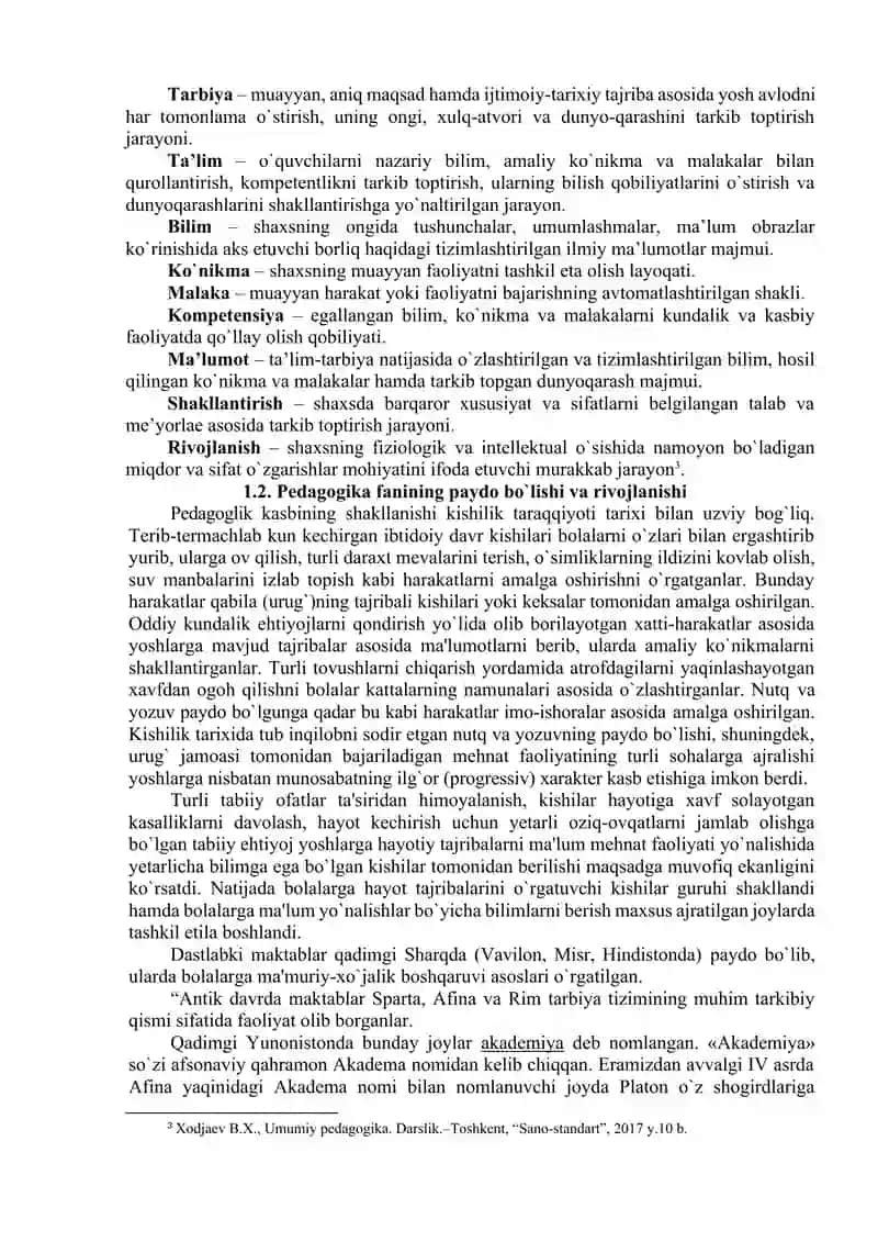 Pedagogika Fanining Predmeti, Tadqiqot Metodlari 3