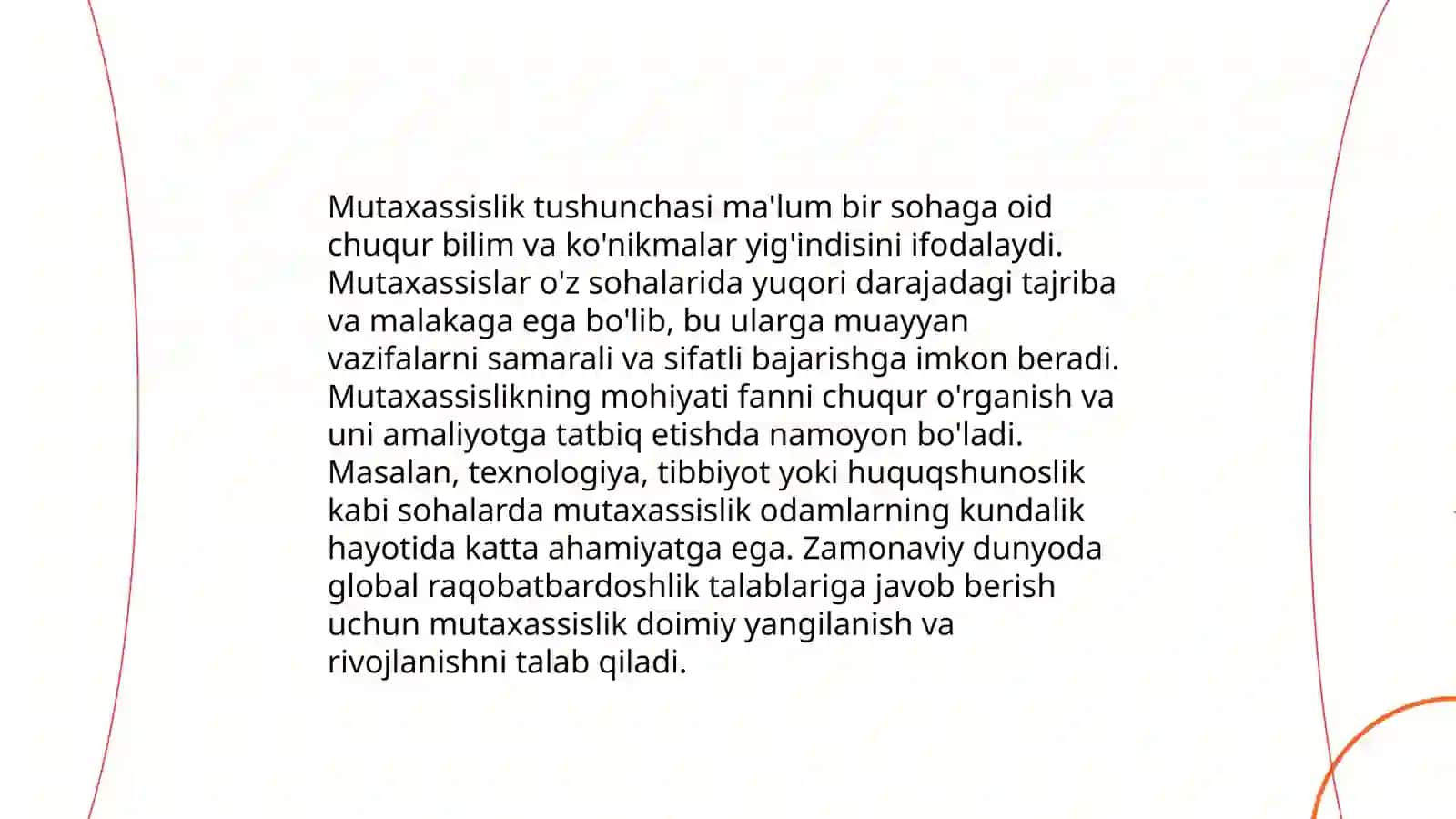 Mutaxasislikni oʻzlashtirish muammosining nazariy asoslari 3