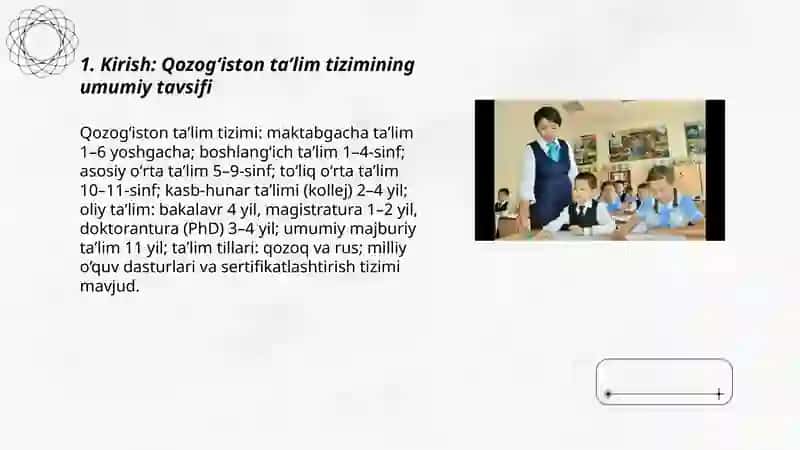 Qozogʻiston taʼlim tizimining umumiy tavsifi 3