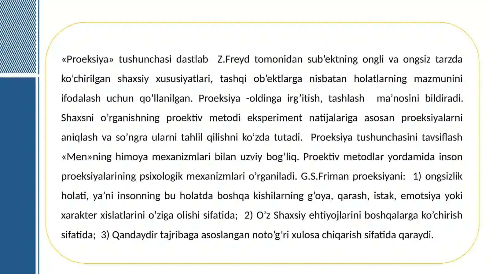 Shaxs psixodiagnostikasida proyektiv metodlarining qo’llanilishi. 3