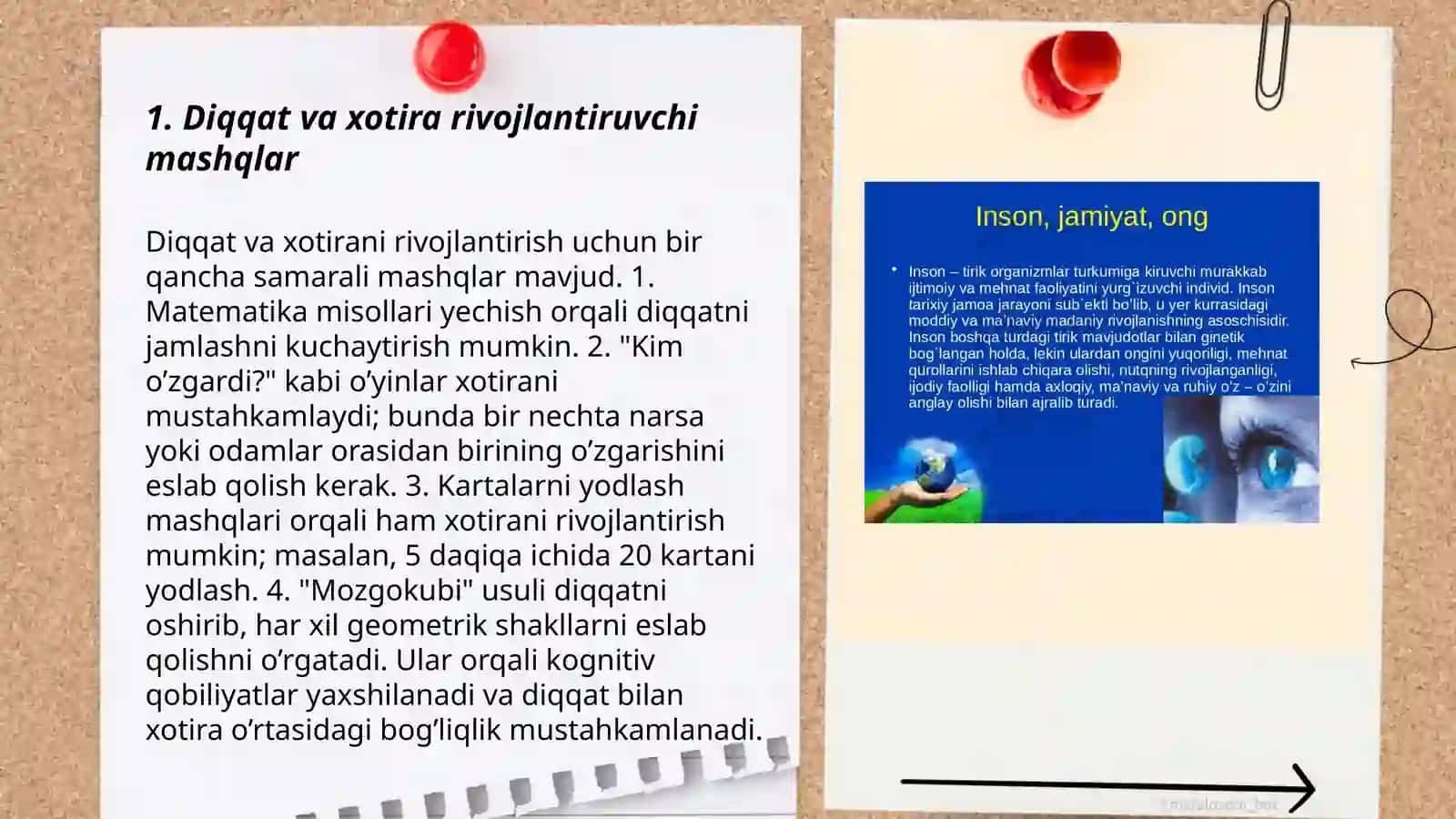 Diqqat va xotira psixokorreksiyasi 3