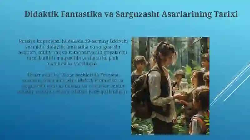 Didaktik Fantastika va Sarguzasht Asarlari 3