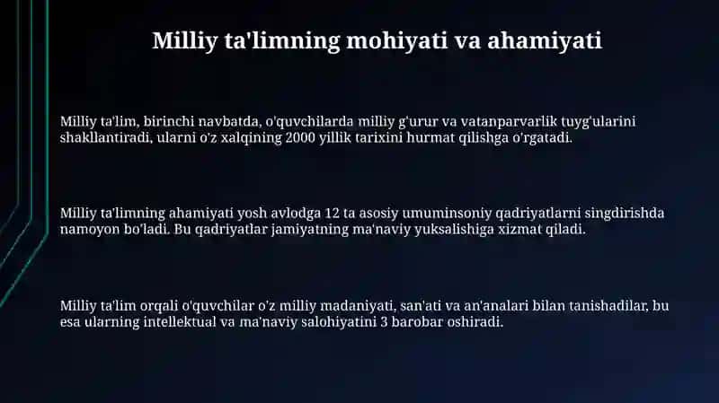 Milliy ta'lim integratsiyasining muammolari 3