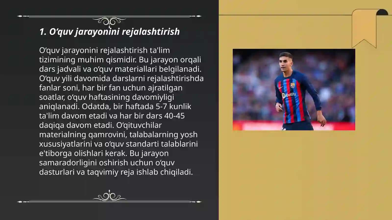O‘quv jarayonini rejalashtirish 3