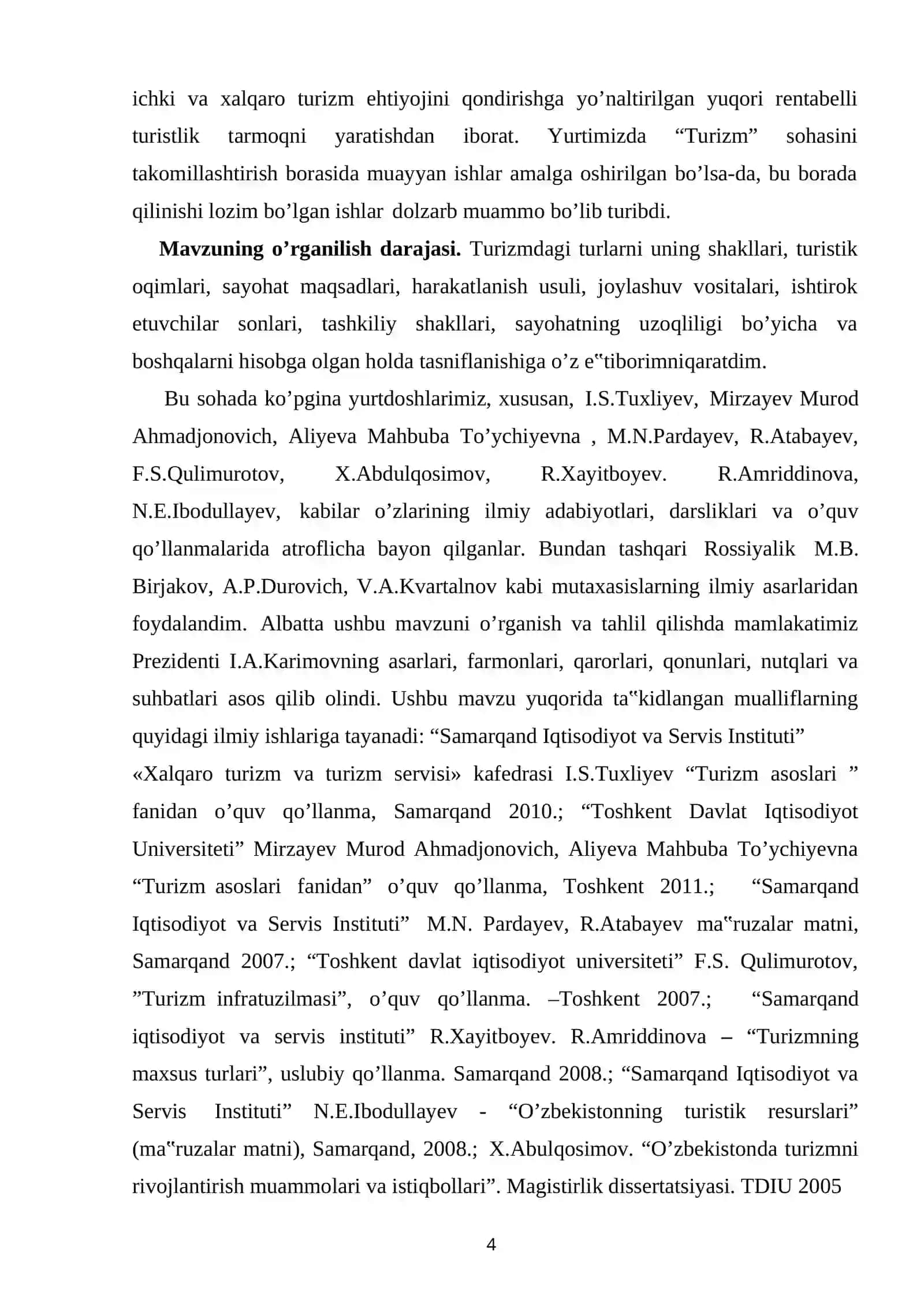 Turizmni rivojlantirishda sayohat turlarining ahamiyati 3