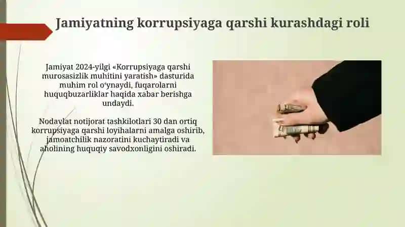 Oʻzbekistonda korrupsiyaga qarshikurashmexanizimi 3