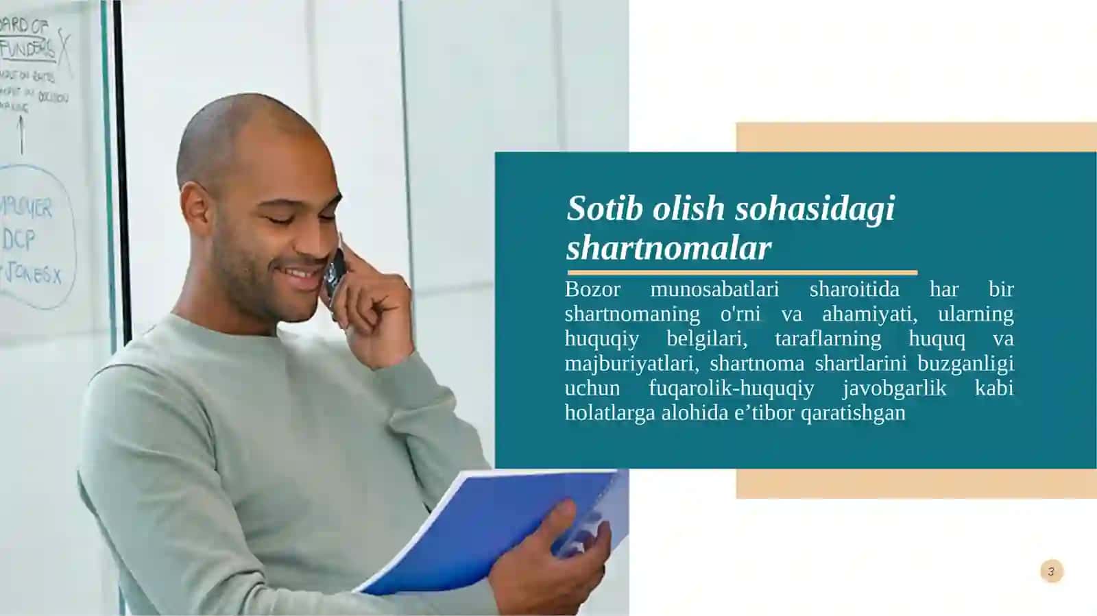 Sotib olish sohasidagi shartnomalar 3