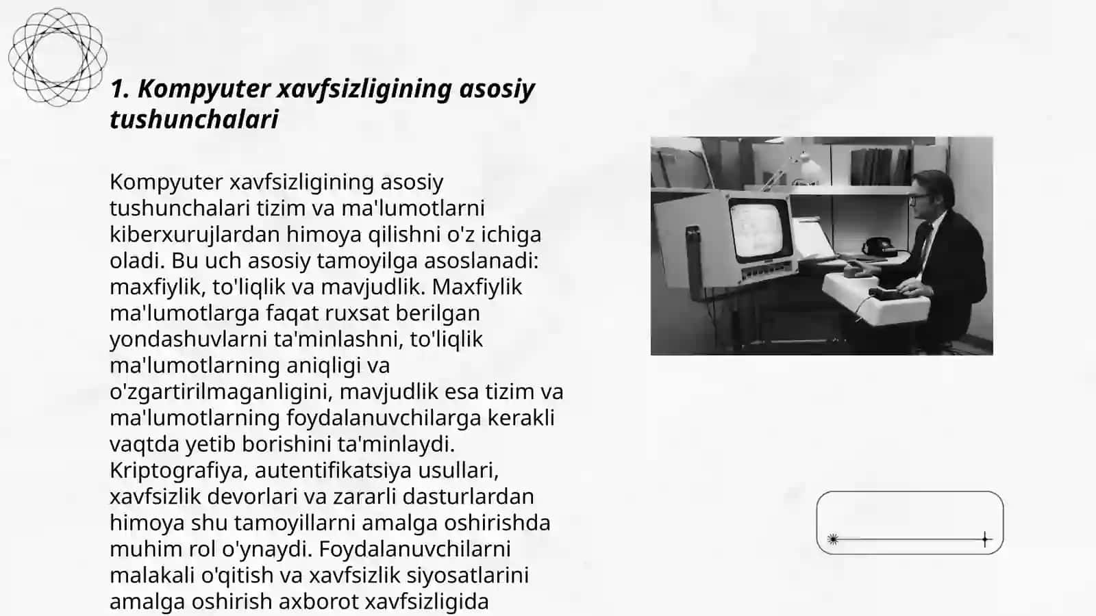 Kompyuter va axborot tarmoqlarini ruxsatsiz kirishlardan himoyalash 3
