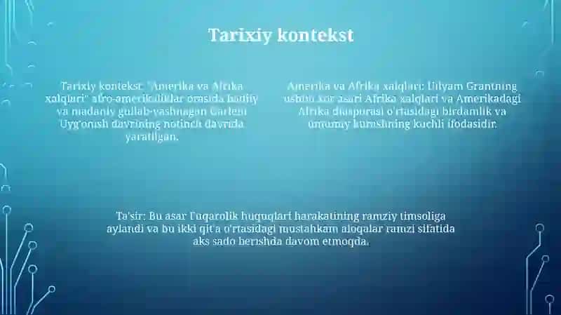 Amerika Va Afrika Xalqlari 3