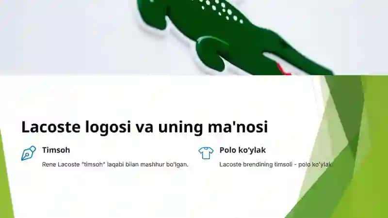 Lacoste brendi taqdimoti. 3