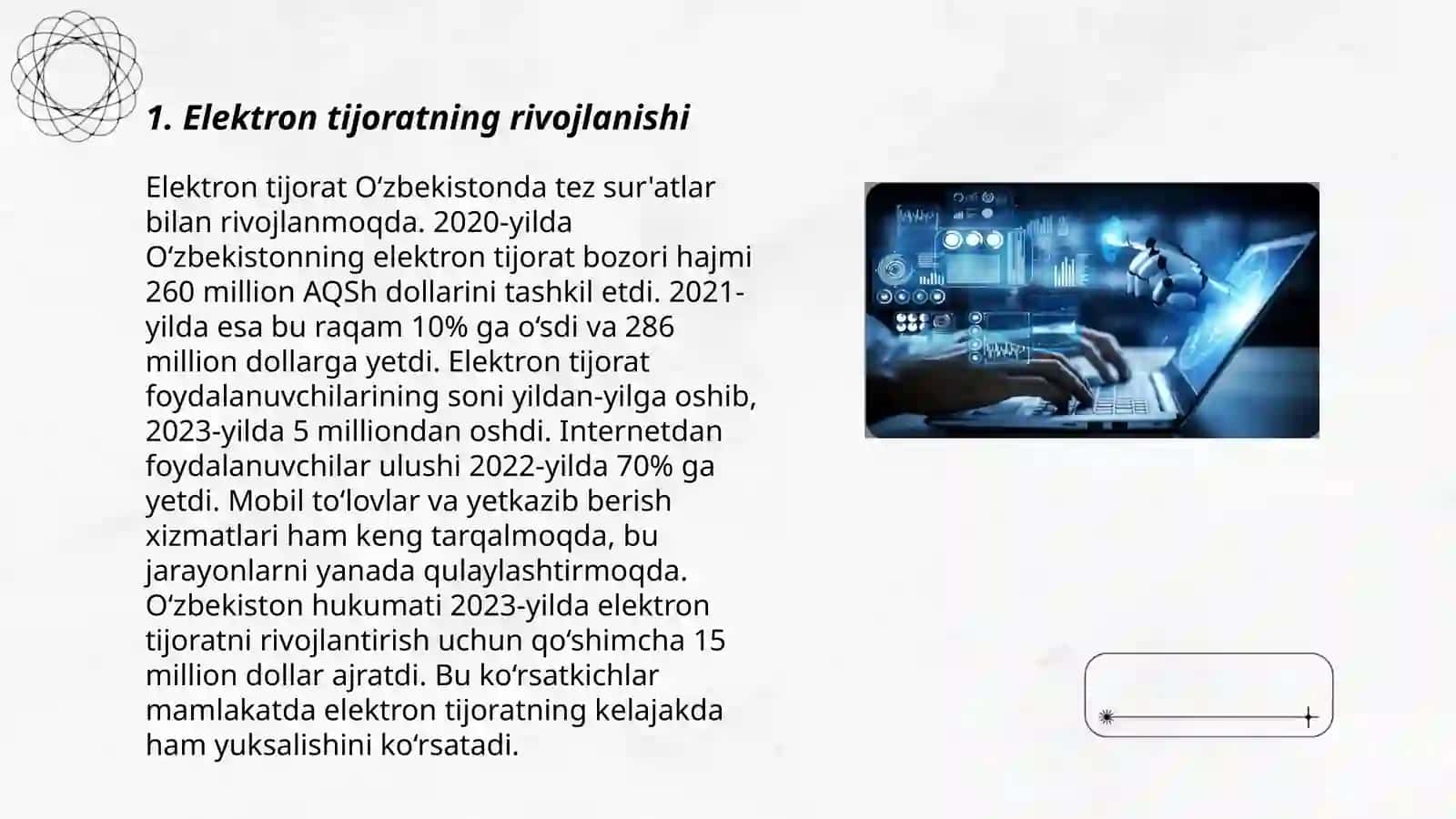 Elektron tijoratning rivojlanishi 3