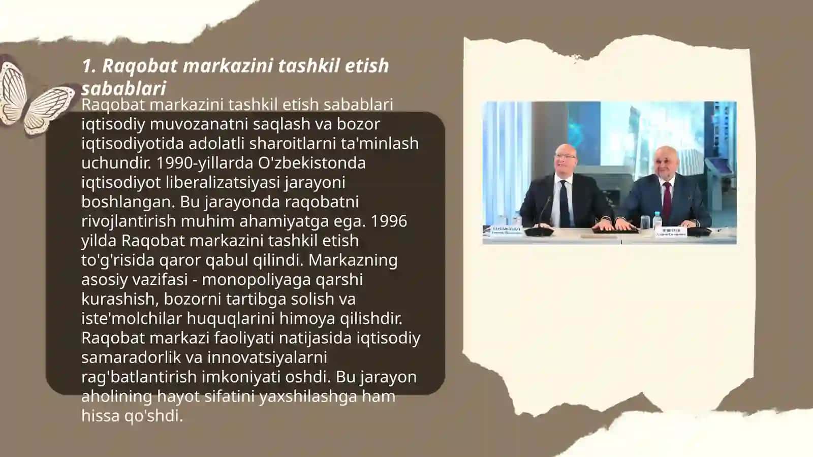 Raqobat markazini muvofiqlashtirish zarurati va yo'nalishlari 3