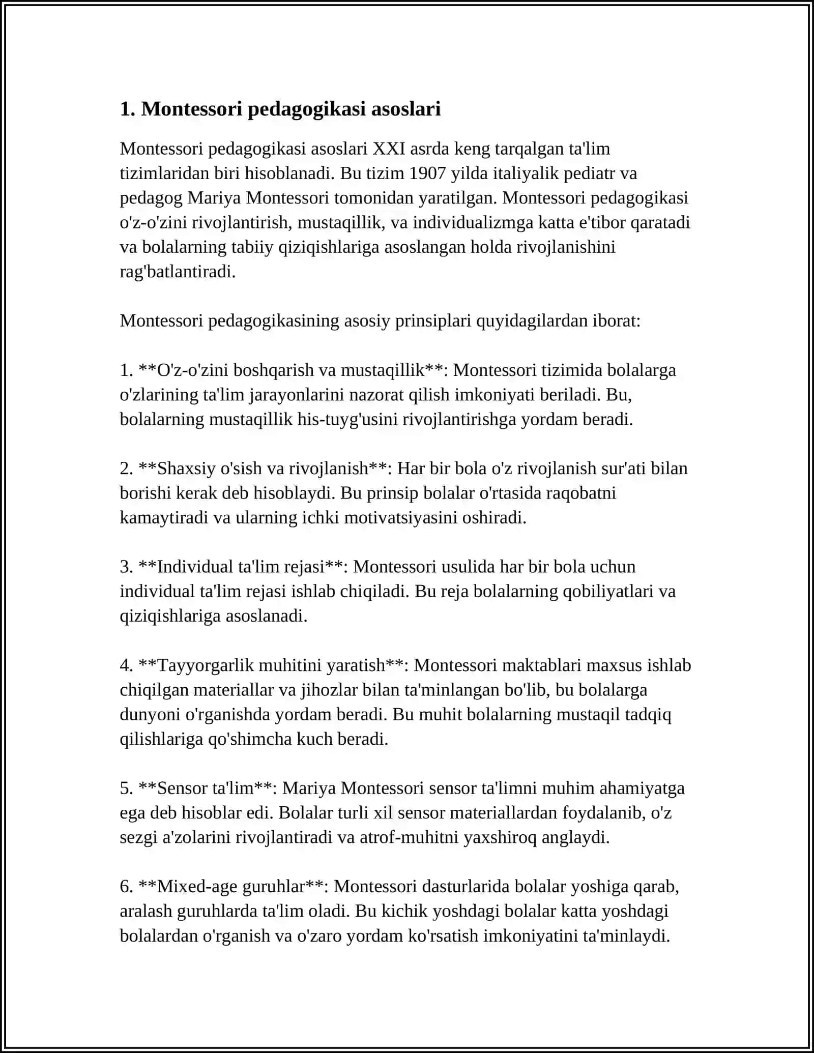 MONTESSORIY TEXNIKASI TAMOYILLARI 3