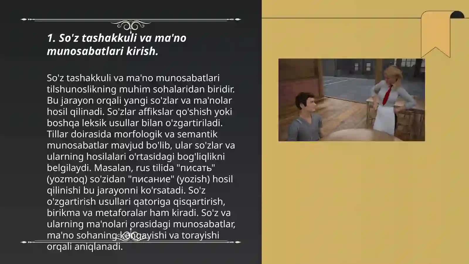 So'zning shakl va ma'no munosabatiga ko'ra turlari yuzasidan mashqlar bajarish 3