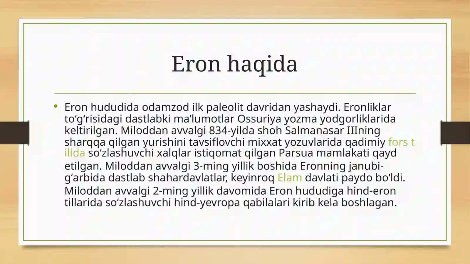 Ahamoniylar davridagi shaharlar va ularning oʻziga xos qurilish uslubi 3