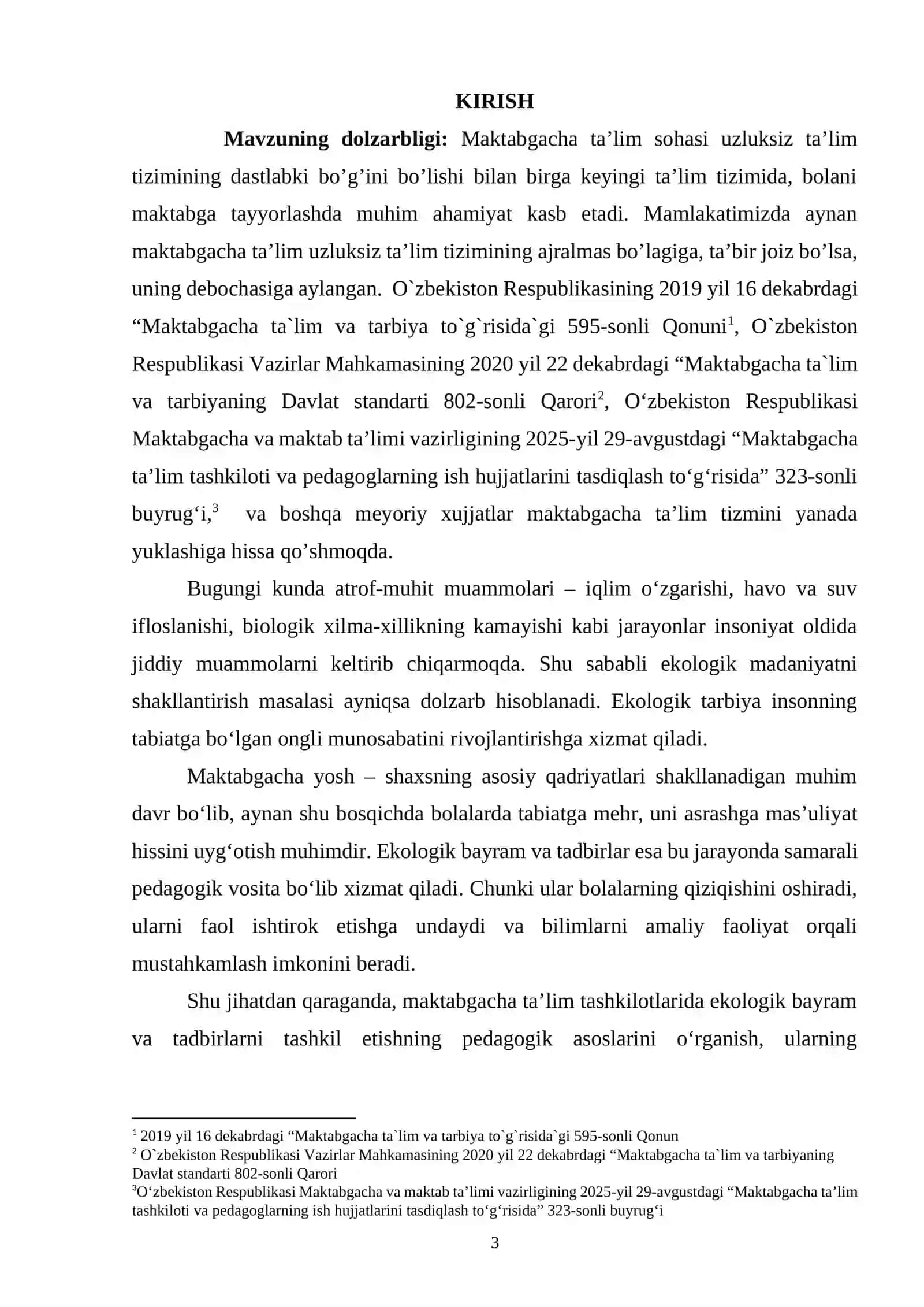 Ekologik bayram va tadbirlarni bolalar bilan birga o‘tkazishning ahamiyati 3