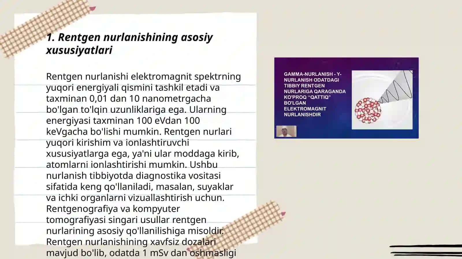 Rentgen nurlanishi. Rentgent nurlarini tibbiyotdagi ahamiyati 3