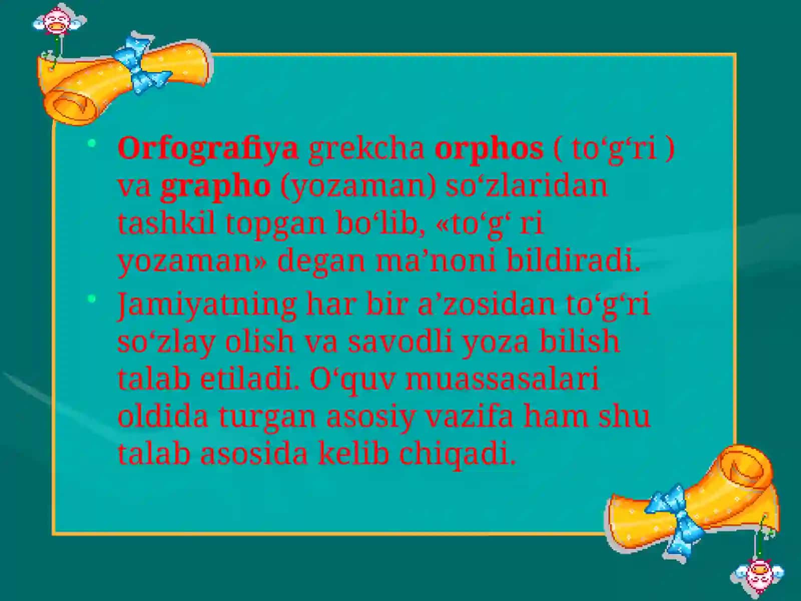 Orfografiya (imlo) 3