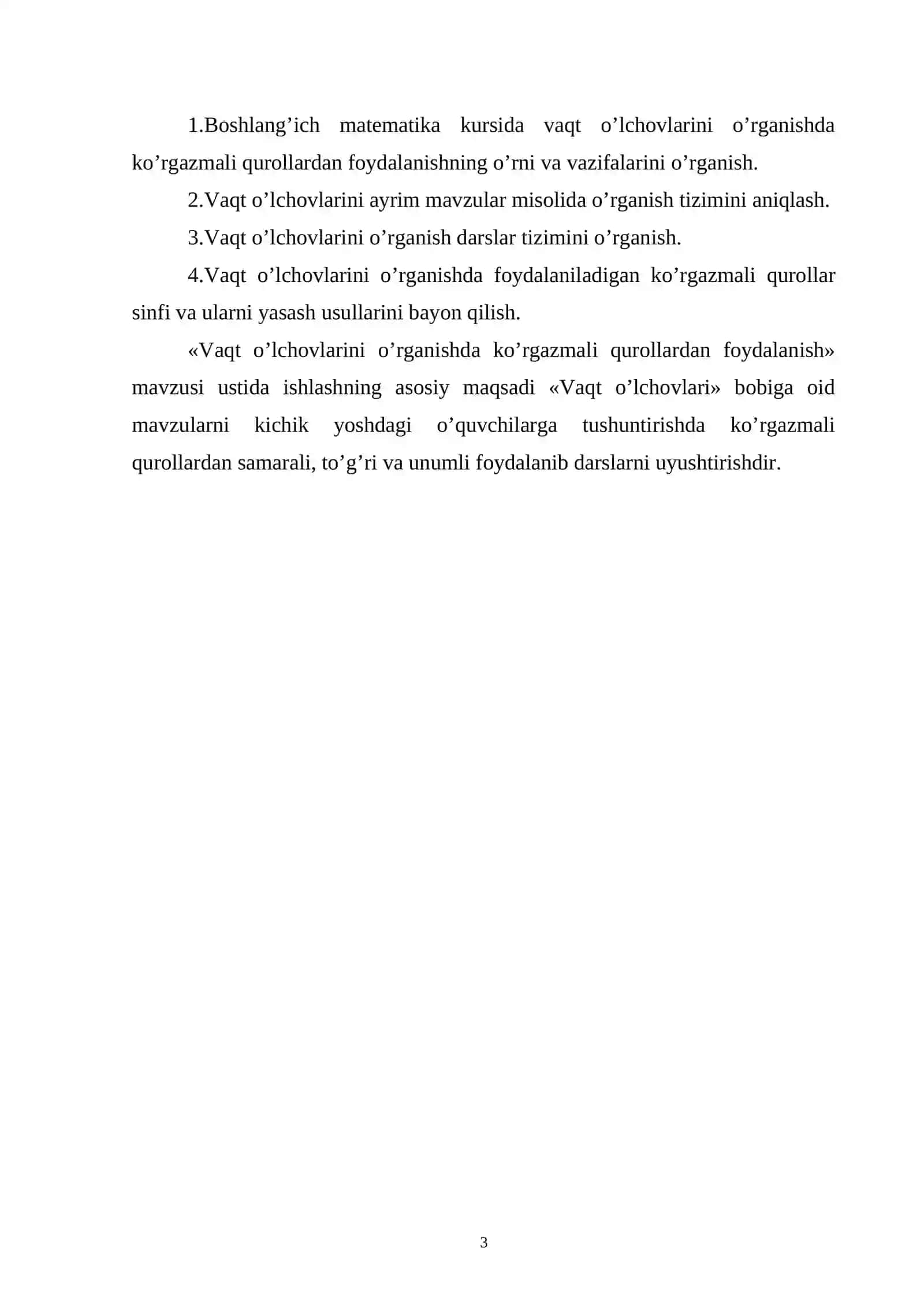 BOLALARDA VAQT HAQIDA TUSHUNCHALARNI SHAKLLANTIRISH BO'YICHA TA'LIMIY FAOLIYAT ISHLANMASINI TUZISH 3