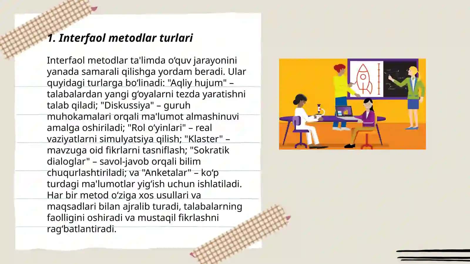 Tarbiya fanini òqitishda interfaol metodlar 3