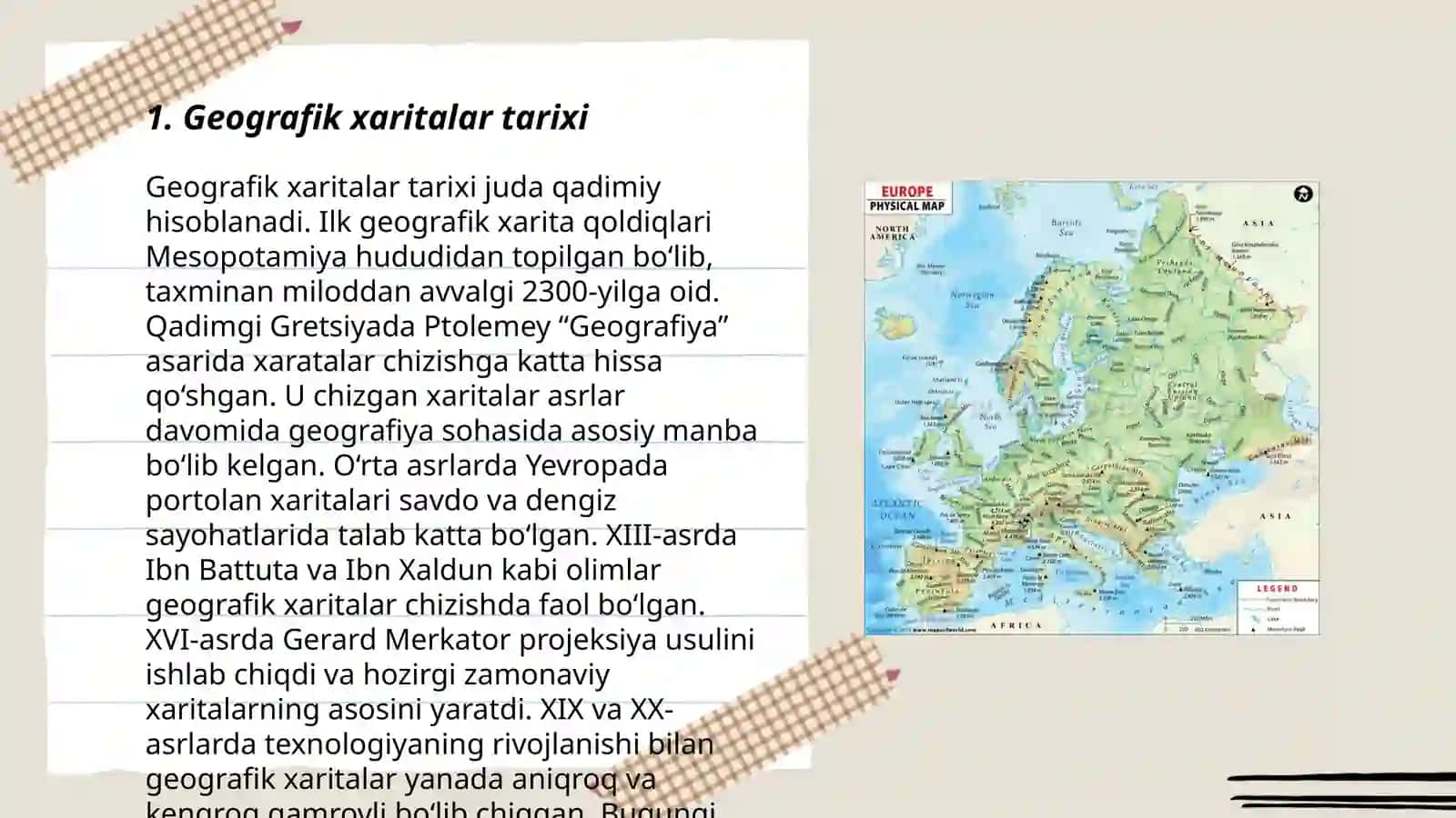 Geografik xaritalar 3