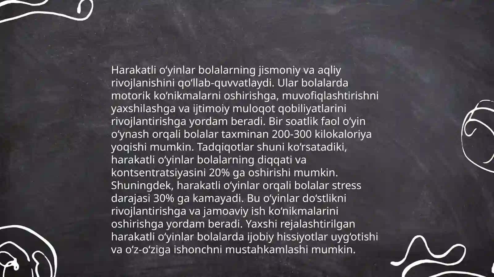 Harakatli o‘yinlar 3