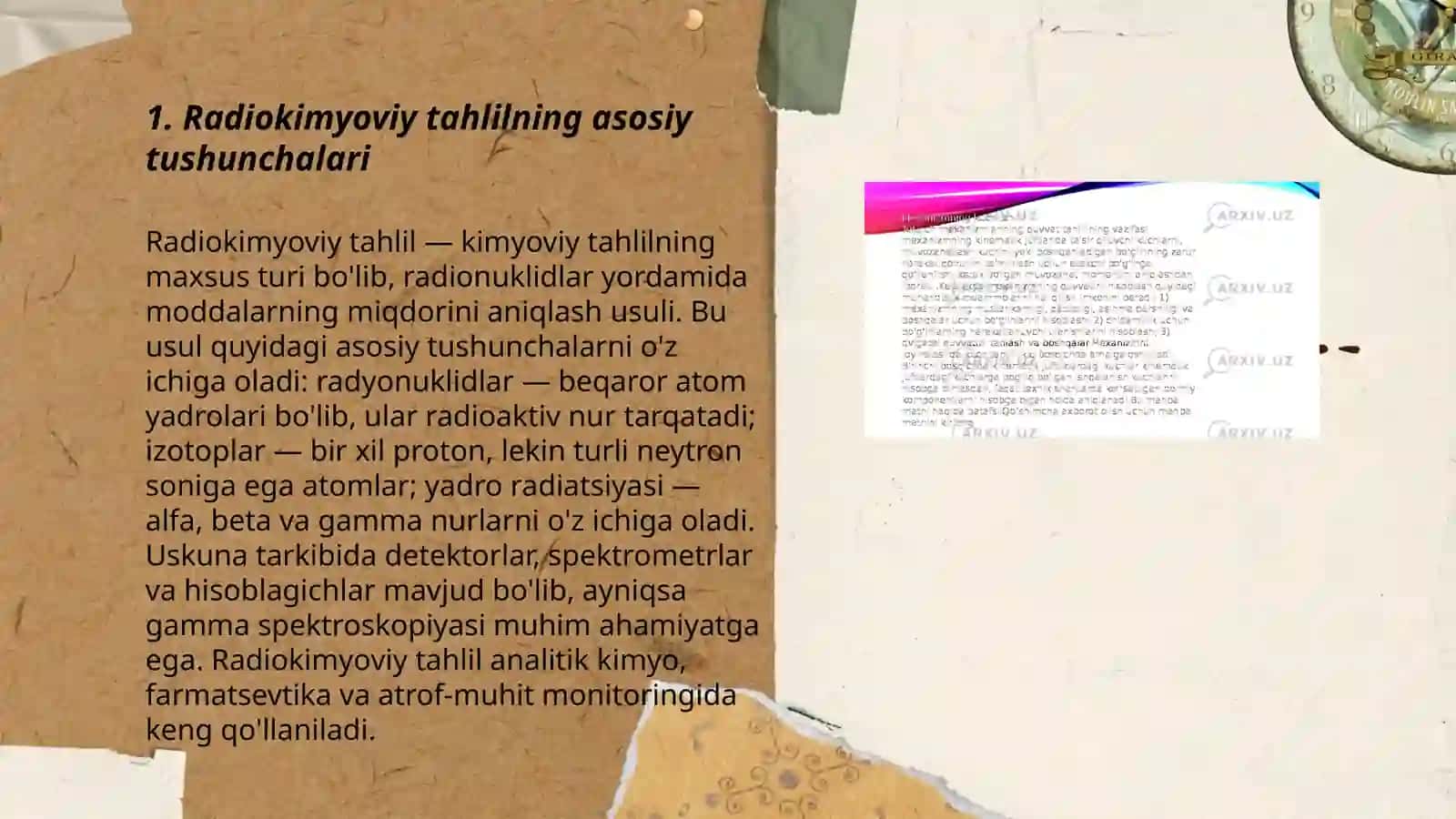 Radiokimyoviy tahlil usuli 3