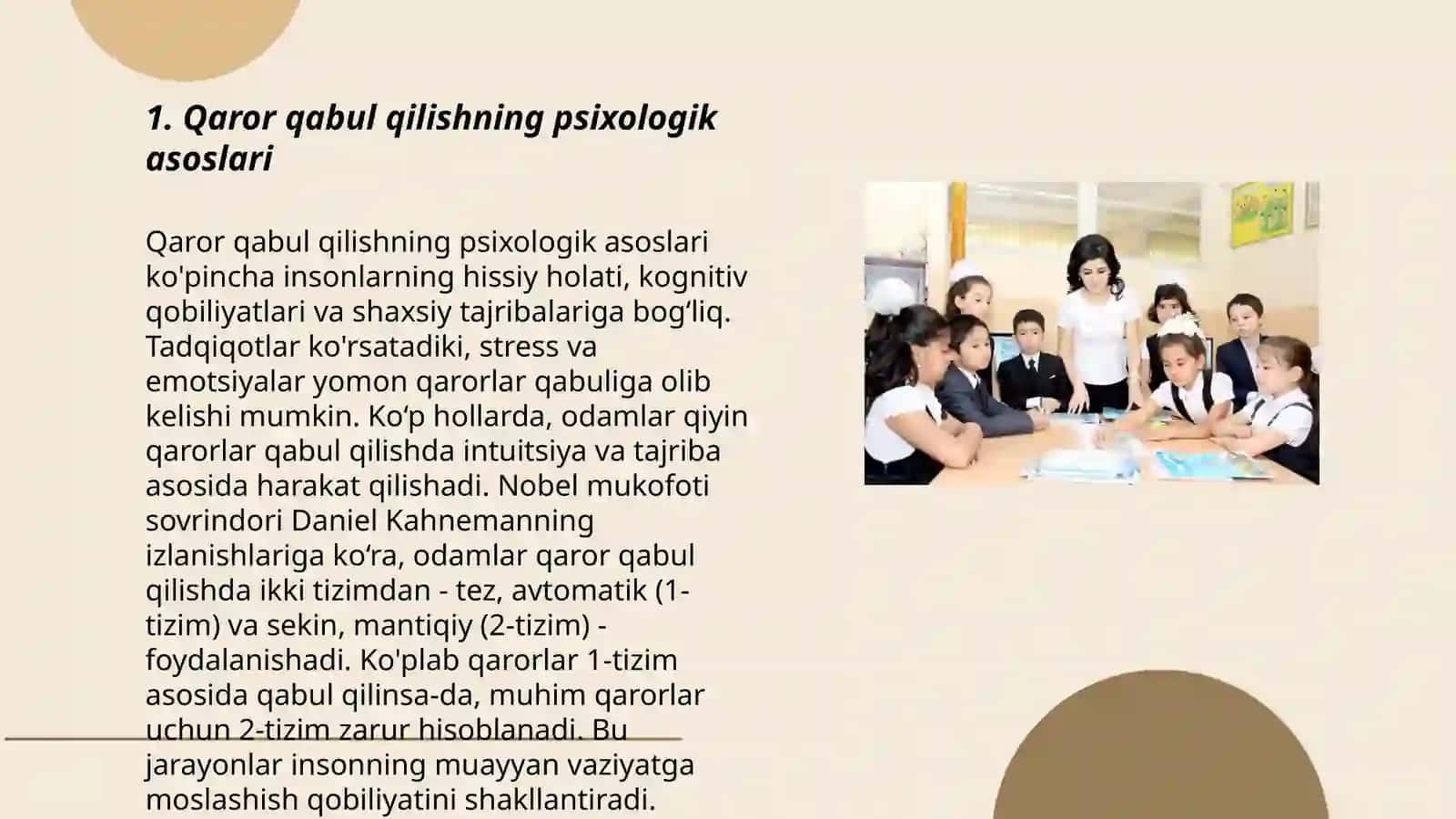 Qaror qabul qilish psixologik jarayon sifatida 3